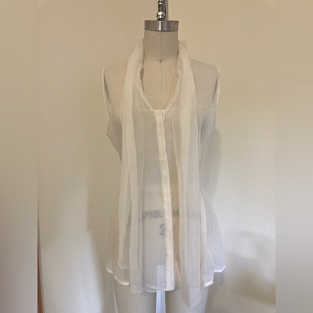 Oscar de la Renta - 100% silk shirt -size 8